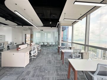 车公庙864㎡办公户型｜博今国际大厦 · 豪装