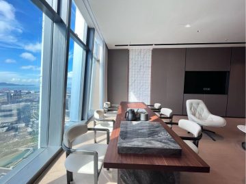 卓越前海壹号118㎡在租办公室｜高层豪装