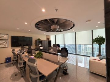 前海809㎡办公户型｜前海鸿荣源中心 · 精装