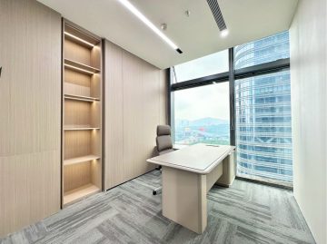 福田中心区557㎡办公户型｜皇庭中心 · 精装