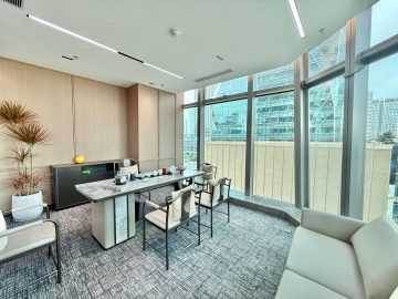 福田中心区180㎡办公户型｜皇岗商务中心 · 精装