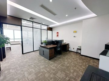 南头200㎡办公户型｜西海明珠大厦 · 精装