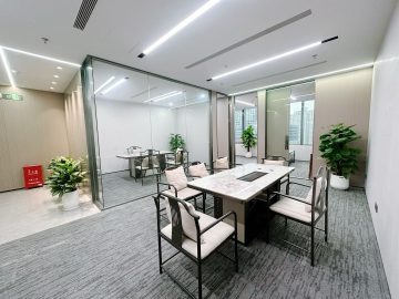 福田中心区183㎡办公户型｜港中旅大厦 · 精装