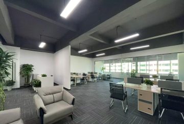 深圳龙华中心办公空间｜油松柏佳润高新工业园260㎡精装户型