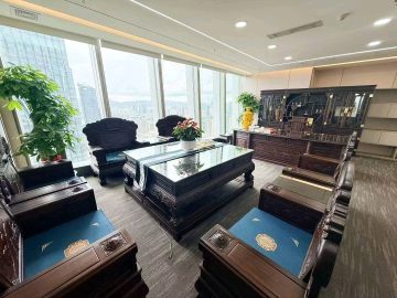 京基滨河时代｜856㎡精装办公室出租 · 沙头