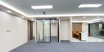 深圳福田中心区办公空间｜新华保险大厦398㎡精装户型