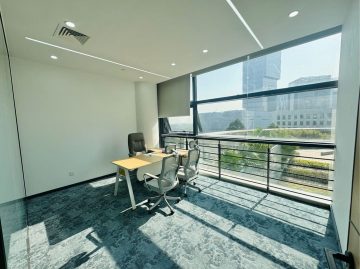 九洲电器大厦128㎡在租办公室｜中层豪装