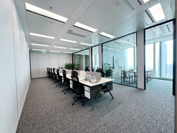 联想后海中心355㎡在租办公室｜高层精装