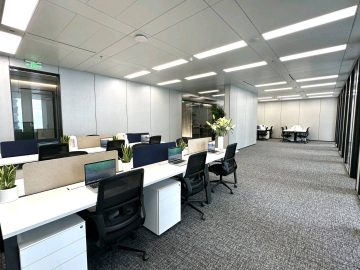 深圳湾SIC超级总部中心｜568㎡精装办公室出租 · 超级总部基地
