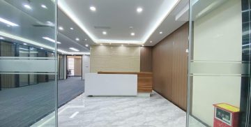 深圳福田中心区办公空间｜新华保险大厦398㎡精装户型
