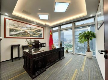 宝安中心区168㎡办公户型｜易尚中心 · 精装