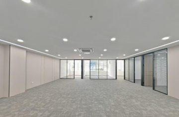 深圳车公庙办公空间｜天发大厦368㎡精装户型