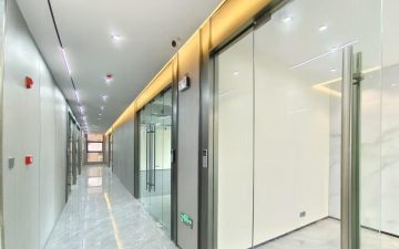 深圳坂田办公空间｜民安大厦1000㎡精装户型