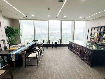 京基滨河时代｜856㎡精装办公室出租 · 沙头