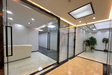 深圳车公庙办公空间｜天展大厦348㎡精装户型
