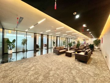 科技园1288㎡办公户型｜深圳湾科技生态园 · 豪装
