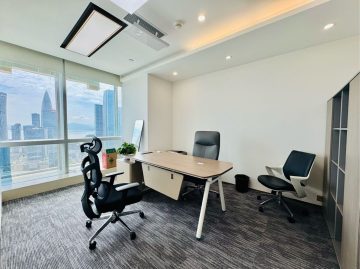 中洲控股中心170㎡在租办公室｜高层精装