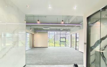 深圳坂田办公空间｜民安大厦1000㎡精装户型