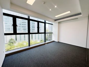 香蜜湖149㎡办公户型｜岭南大厦 · 精装