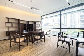 前海455.81㎡办公户型｜前海君豪中心（招商前海国际中心） · 精装