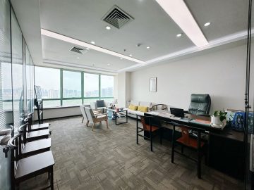 南头200㎡办公户型｜西海明珠大厦 · 精装