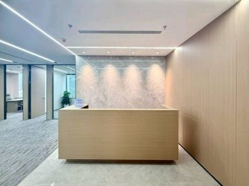 福田中心区537㎡办公户型｜港中旅大厦 · 精装