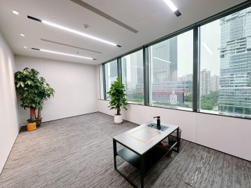 福田中心区183㎡办公户型｜港中旅大厦 · 精装