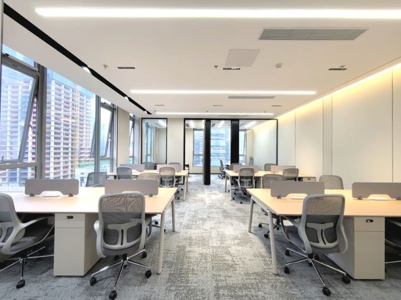 远望谷大厦 · 155㎡精装办公室实景