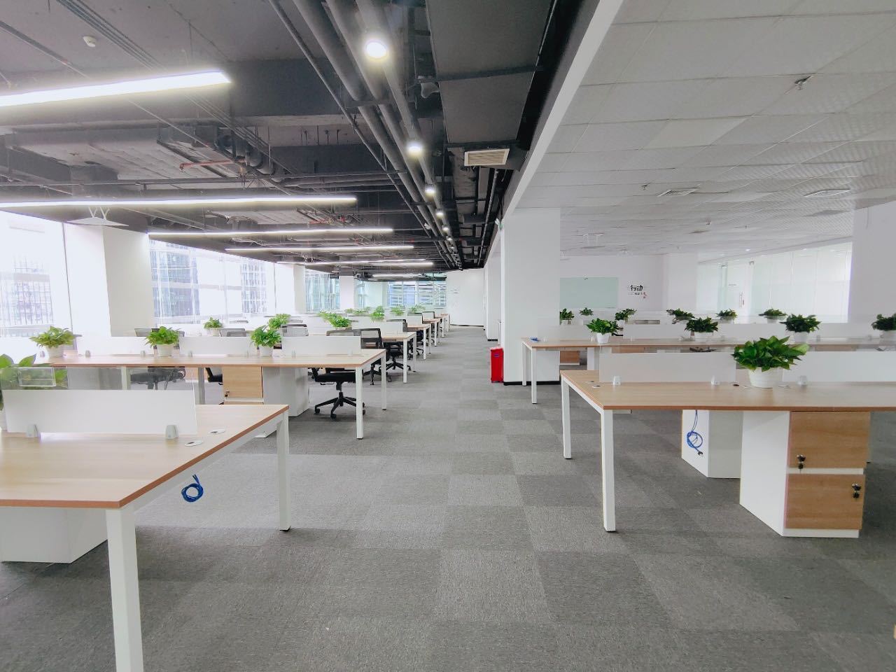 曙光大厦(朗诗大厦) · 1072㎡精装办公室实景