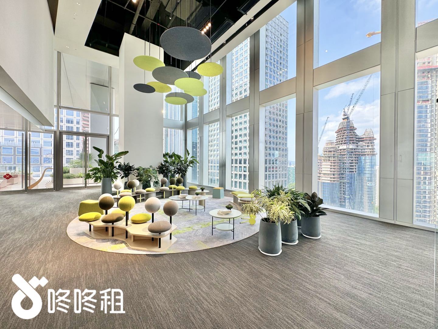 东方湾国际中心 · 2000㎡豪装办公室实景