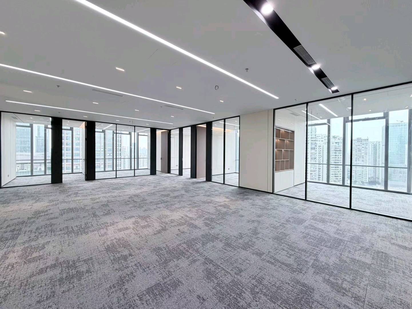 航天科技广场 · 460㎡精装办公室实景