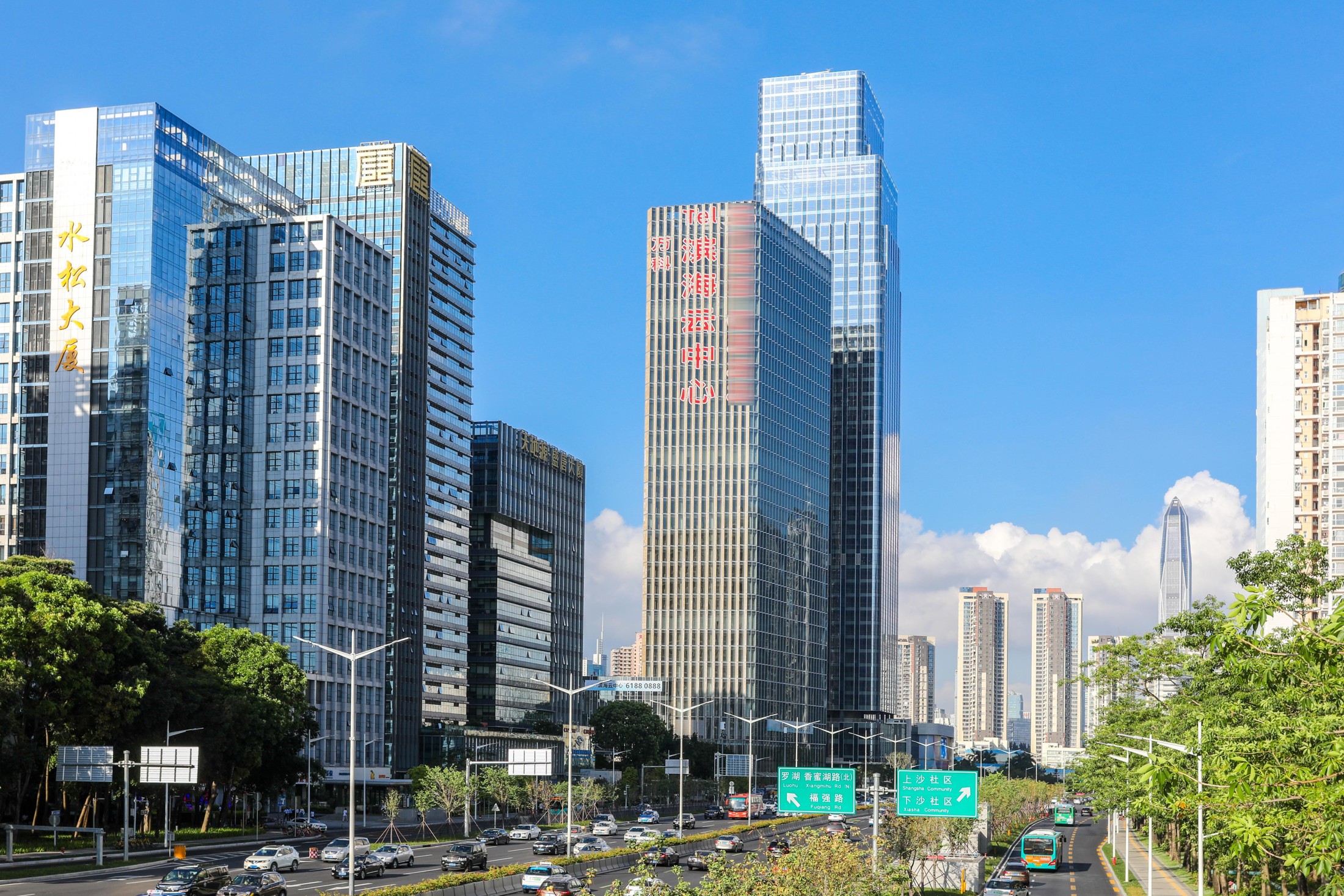 滨海云中心实景图