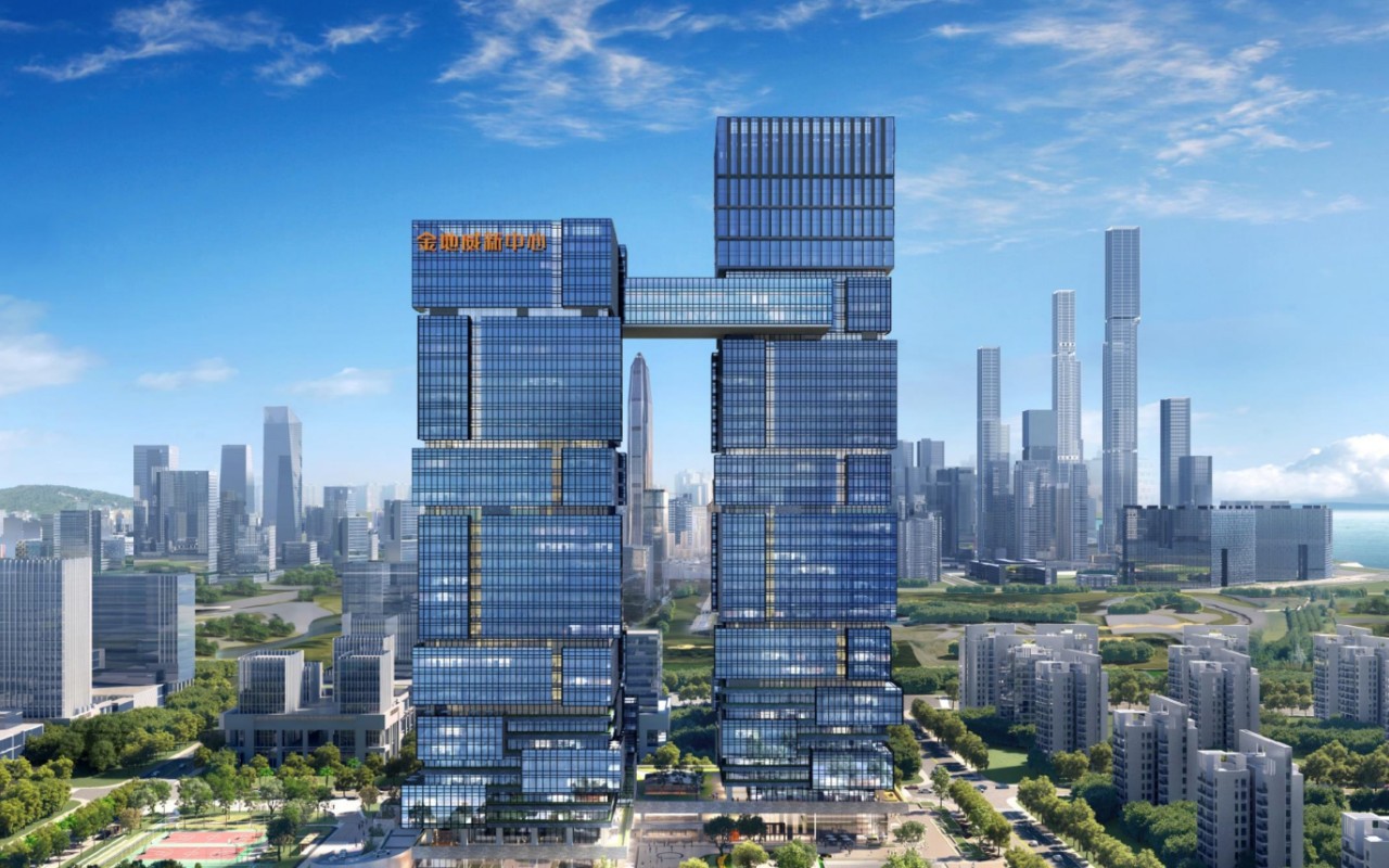 金地威新中心实景图
