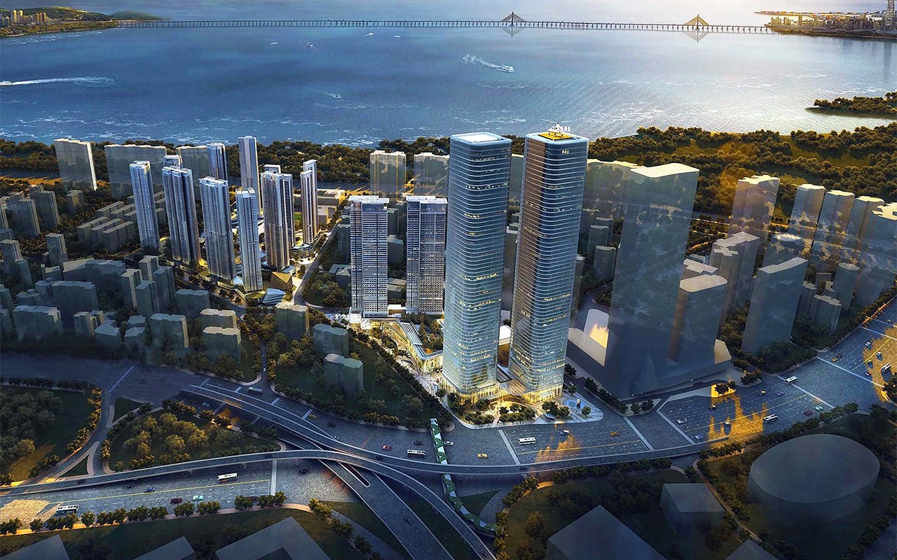 中洲湾 C FutureCity实景图