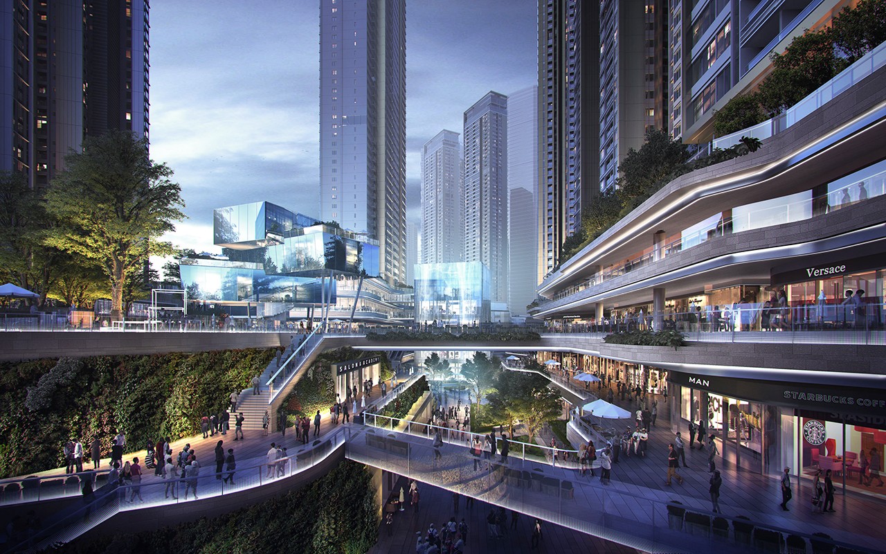 中洲湾 C FutureCity实景图