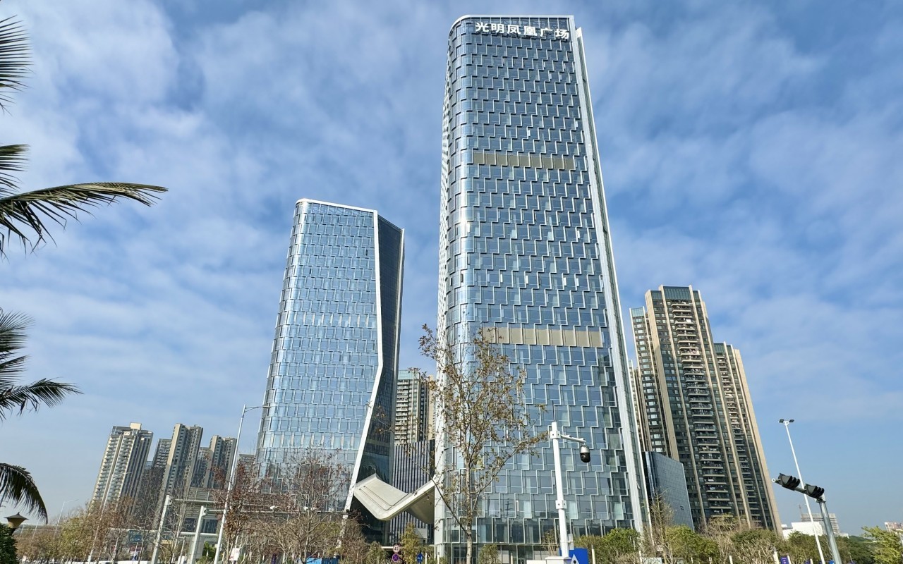 光明凤凰广场实景图