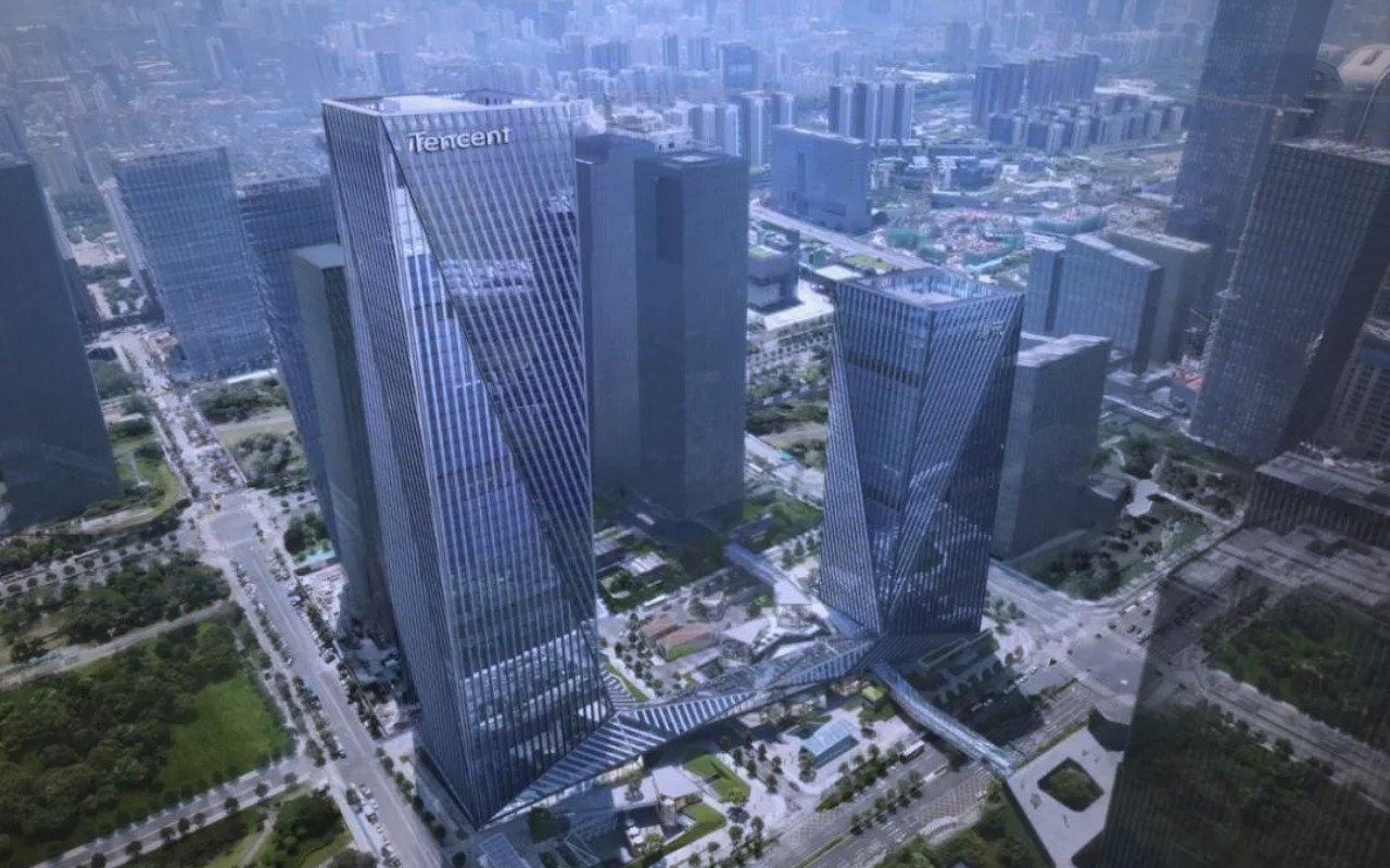 前海腾讯数码大厦实景图