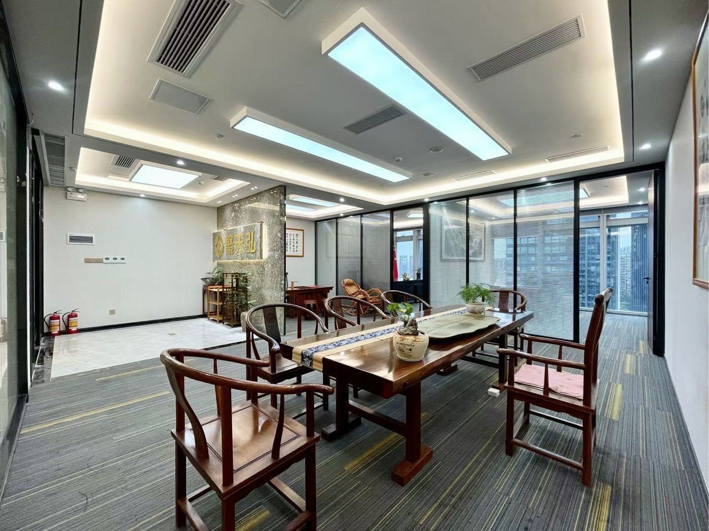 宝安中心区168㎡办公户型｜易尚中心 · 精装实景图