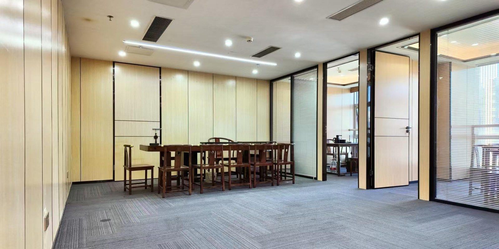 深圳车公庙办公空间｜创建大厦188㎡精装户型实景图