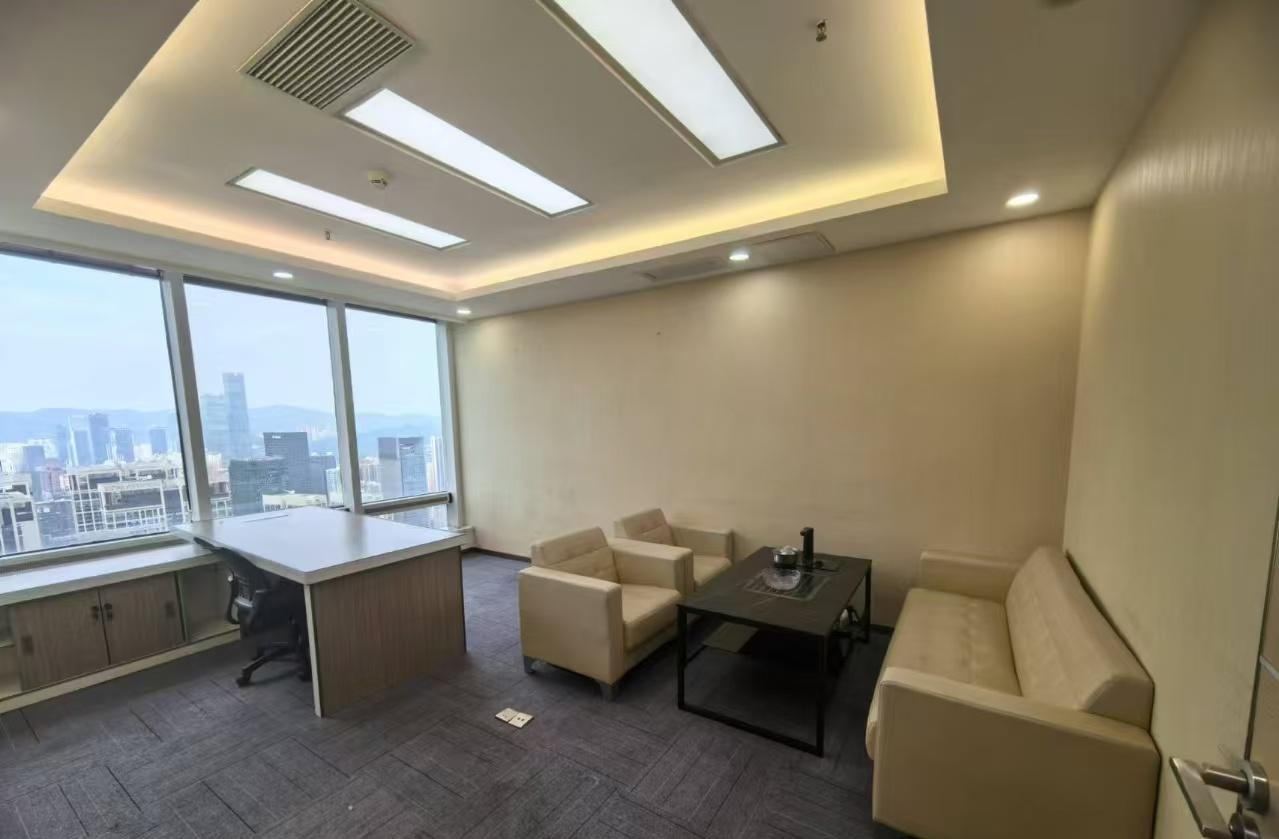 深圳福田中心区办公空间｜财富大厦191.15㎡精装户型实景图