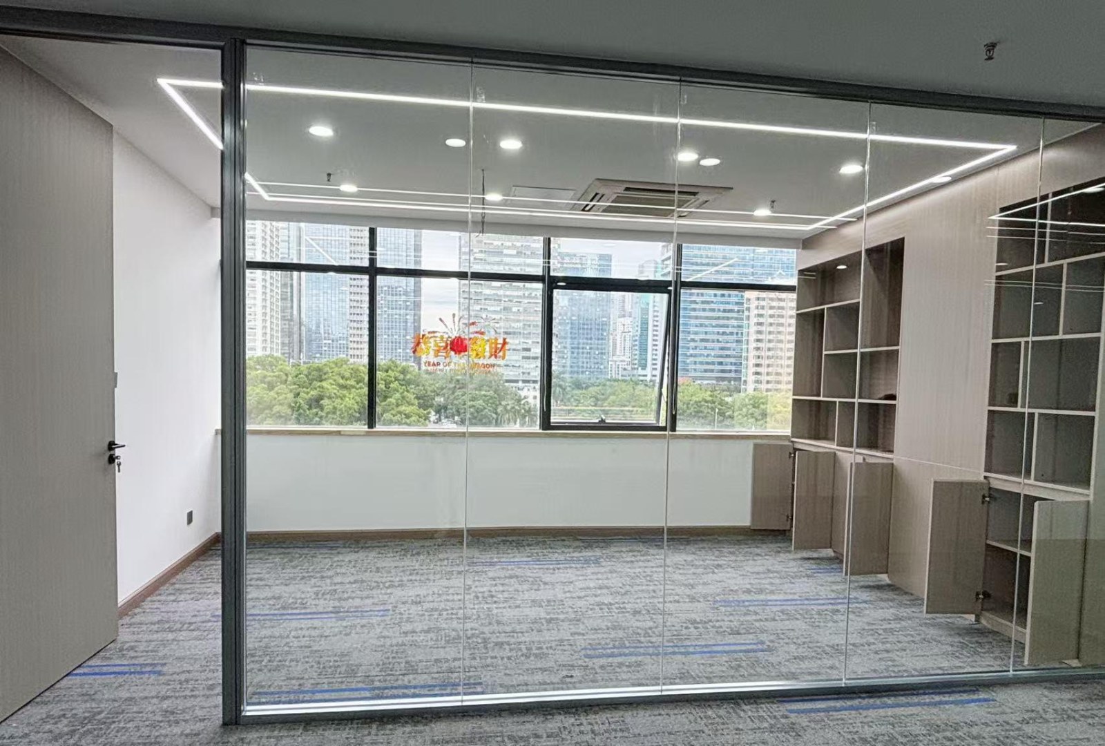 深圳车公庙办公空间｜红松大厦318㎡精装户型
