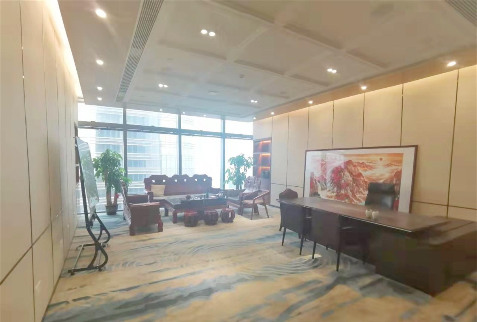 深圳福田中心区办公空间｜平安金融中心1600㎡精装户型