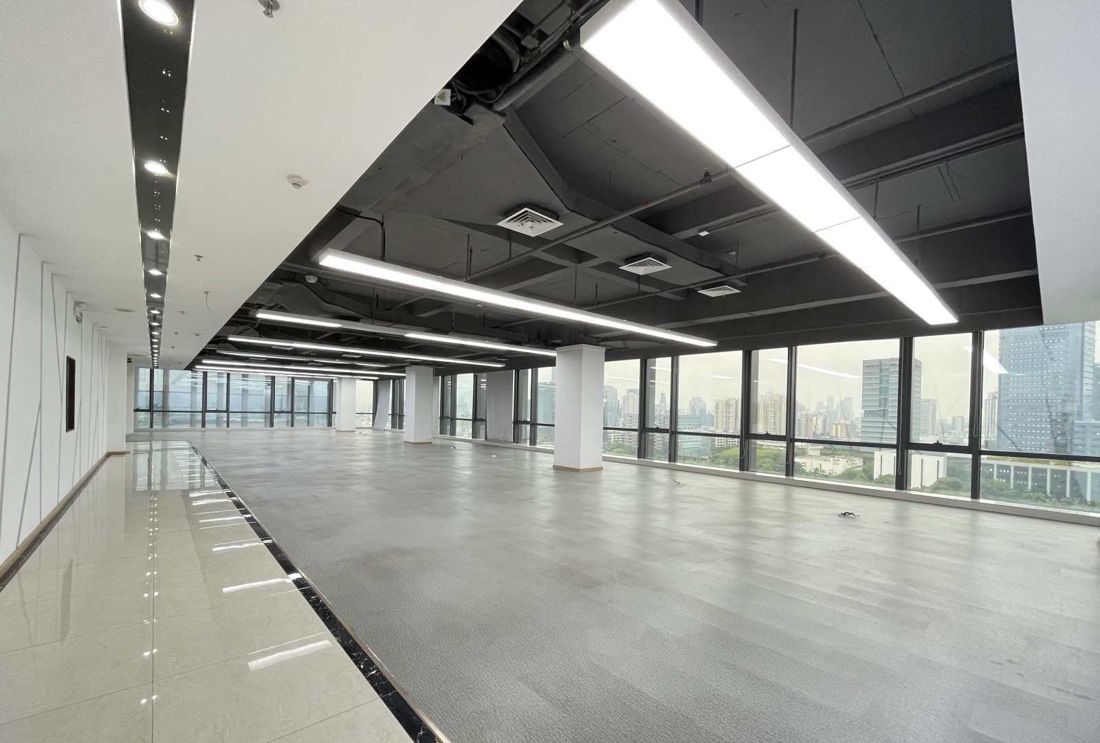深圳桃园办公空间｜田厦金牛广场2200㎡精装户型