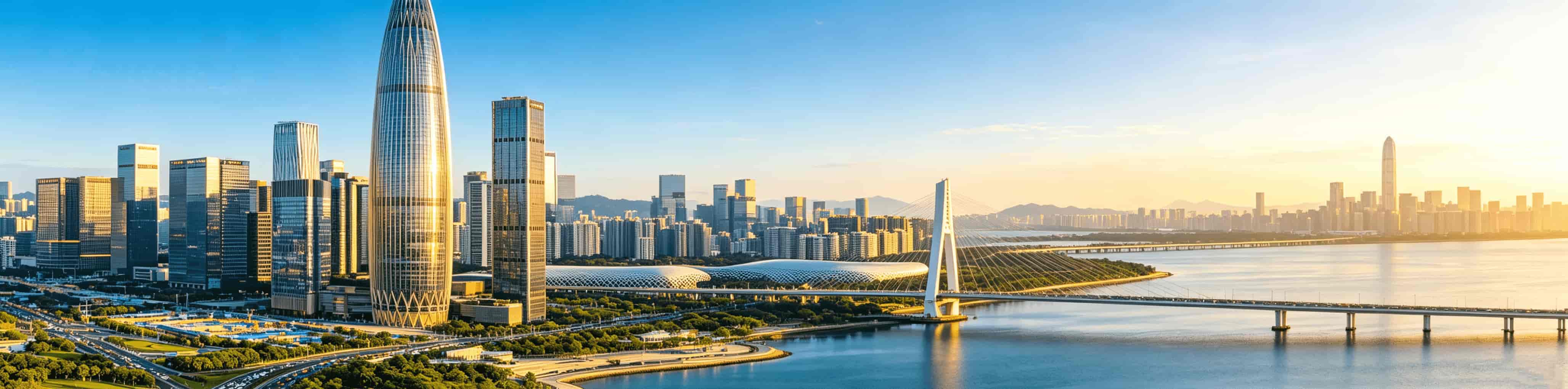 深圳湾城市天际线