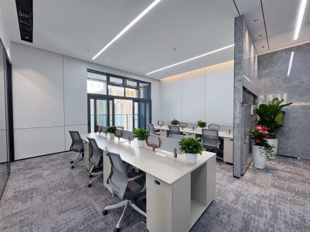 地铁口甲级写字楼出租-12号线地铁口+4.3米层高｜68元/㎡拎包入驻