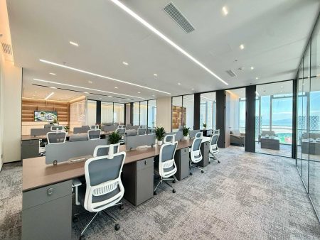 491㎡东南向高层办公！航天科技广场6+1格局+全套家具，真正拎包办公