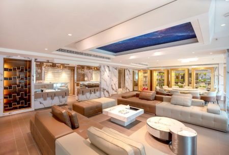 国贸368㎡全新豪装办公/会所｜月租46800｜带上下水+吧台