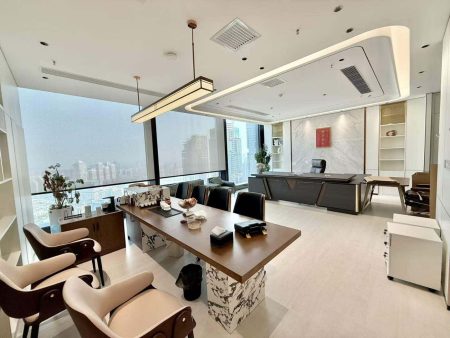 前海金融中心832㎡高区海景｜180元/㎡ · 五房两卫一厨 · 整层上下水 · 开发商自持